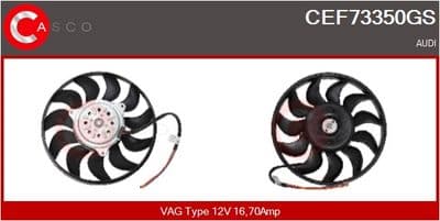 Fan, motor soğutması Genuine
