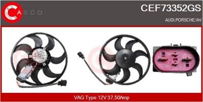 Fan, motor soğutması Genuine