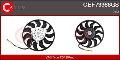 Fan, motor soğutması Genuine