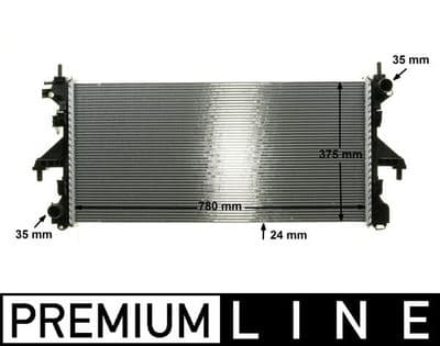 Motor su radyatörü BEHR *** PREMIUM LINE ***