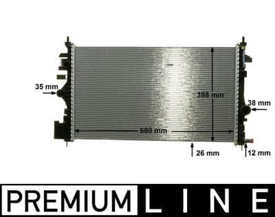 Motor su radyatörü BEHR *** PREMIUM LINE ***