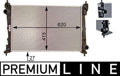 Motor su radyatörü BEHR *** PREMIUM LINE ***