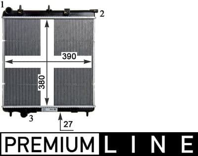 Motor su radyatörü BEHR *** PREMIUM LINE ***