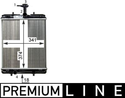 Motor su radyatörü BEHR *** PREMIUM LINE ***