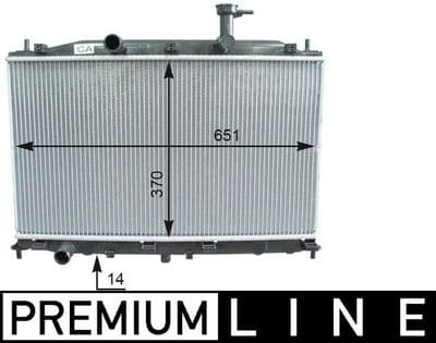 Motor su radyatörü BEHR *** PREMIUM LINE ***