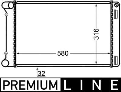 Motor su radyatörü BEHR *** PREMIUM LINE ***
