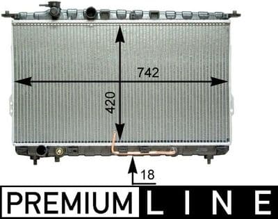 Motor su radyatörü BEHR *** PREMIUM LINE ***