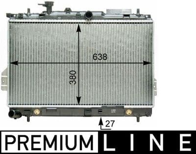 Motor su radyatörü BEHR *** PREMIUM LINE ***
