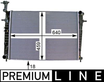 Motor su radyatörü BEHR *** PREMIUM LINE ***