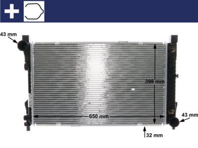 Motor su radyatörü BEHR