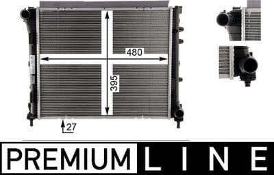 Motor su radyatörü BEHR *** PREMIUM LINE ***
