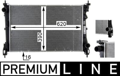 Motor su radyatörü BEHR *** PREMIUM LINE ***