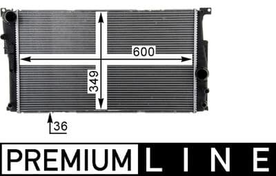 Motor su radyatörü BEHR *** PREMIUM LINE ***