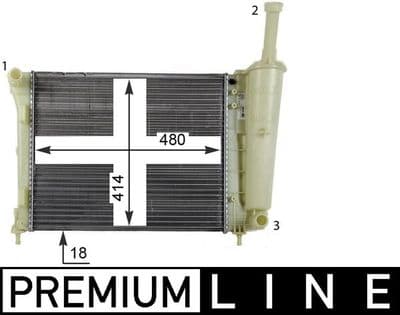Motor su radyatörü BEHR *** PREMIUM LINE ***