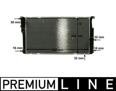 Motor su radyatörü BEHR *** PREMIUM LINE ***
