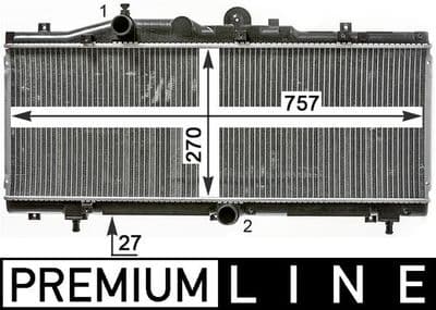 Motor su radyatörü BEHR *** PREMIUM LINE ***