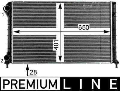 Motor su radyatörü BEHR *** PREMIUM LINE ***