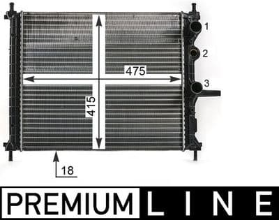 Motor su radyatörü BEHR *** PREMIUM LINE ***