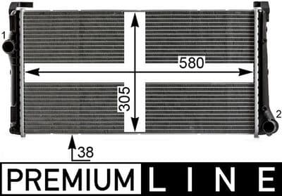 Motor su radyatörü BEHR *** PREMIUM LINE ***