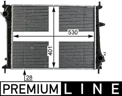 Motor su radyatörü BEHR *** PREMIUM LINE ***