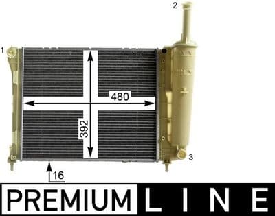 Motor su radyatörü BEHR *** PREMIUM LINE ***
