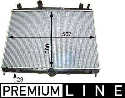 Motor su radyatörü BEHR *** PREMIUM LINE ***