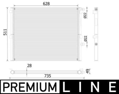 Motor su radyatörü BEHR *** PREMIUM LINE ***