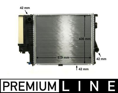 Motor su radyatörü BEHR *** PREMIUM LINE ***