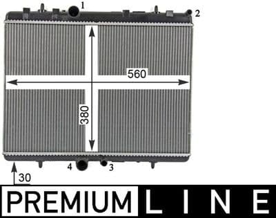 Motor su radyatörü BEHR *** PREMIUM LINE ***