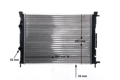 Motor su radyatörü BEHR