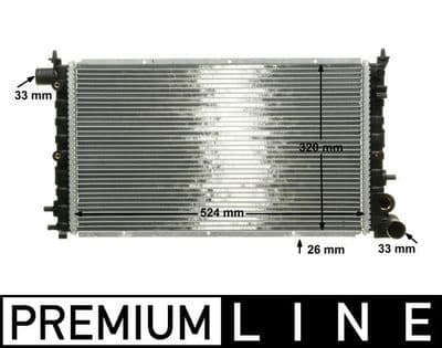 Motor su radyatörü BEHR *** PREMIUM LINE ***