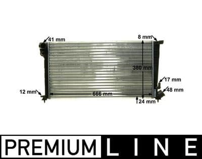 Motor su radyatörü BEHR *** PREMIUM LINE ***