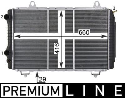 Motor su radyatörü BEHR *** PREMIUM LINE ***
