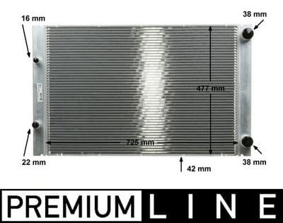 Motor su radyatörü BEHR *** PREMIUM LINE ***
