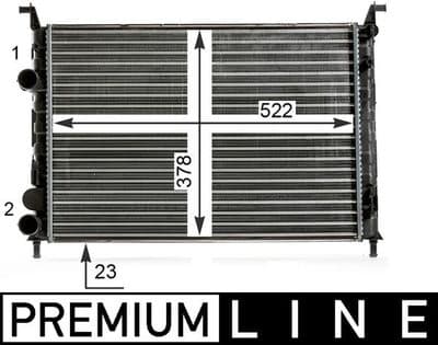 Motor su radyatörü BEHR *** PREMIUM LINE ***