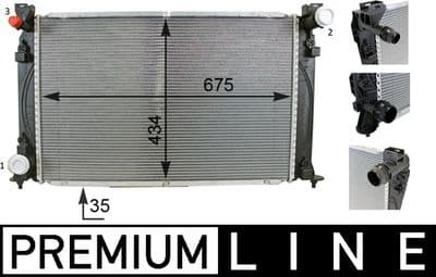 Motor su radyatörü BEHR *** PREMIUM LINE ***