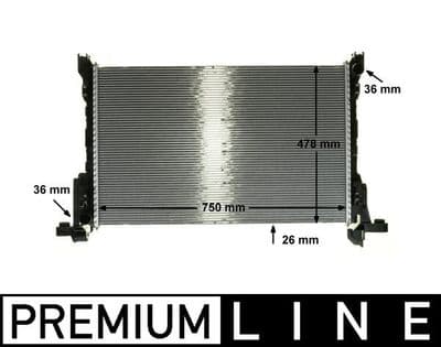 Motor su radyatörü BEHR *** PREMIUM LINE ***