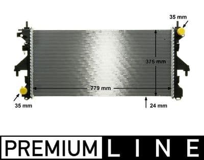 Motor su radyatörü BEHR *** PREMIUM LINE ***