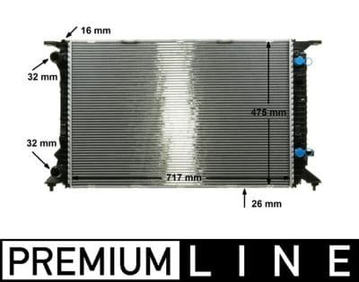 Motor su radyatörü BEHR *** PREMIUM LINE ***