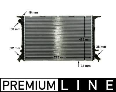 Motor su radyatörü BEHR *** PREMIUM LINE ***