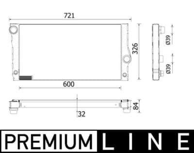 Motor su radyatörü BEHR *** PREMIUM LINE ***