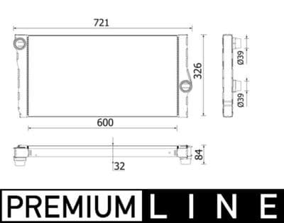 Motor su radyatörü BEHR *** PREMIUM LINE ***