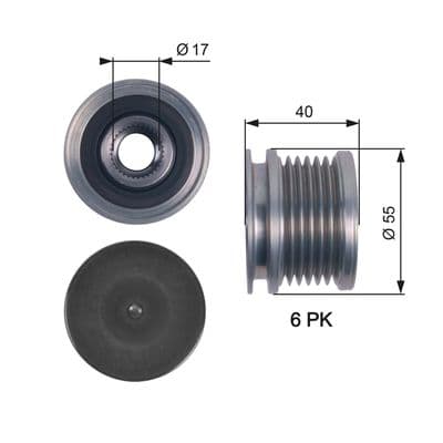 Alternatör serbest hareketi DriveAlign™