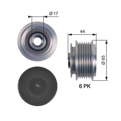 Alternatör serbest hareketi DriveAlign™