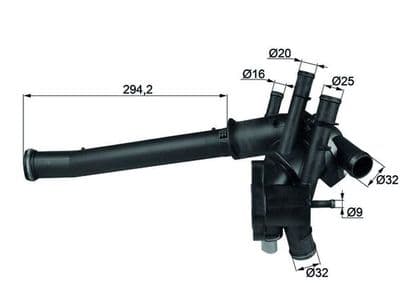 Termostat, soğutma sıvısı BEHR