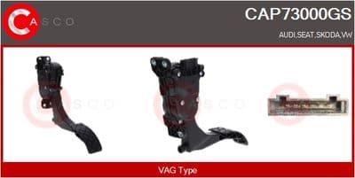 Gaz pedalı seti Genuine