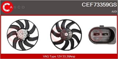 Fan, motor soğutması Genuine